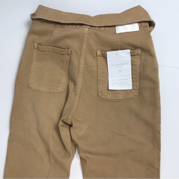 JONATHAN SIMKHAI Henley Tie Waist Pants tan - Picture 10 of 15